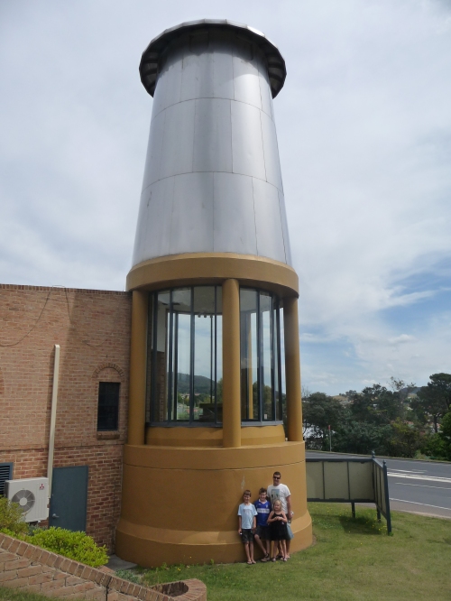 The Big Miner's Lamp at Lithgow Visitor's Centre
